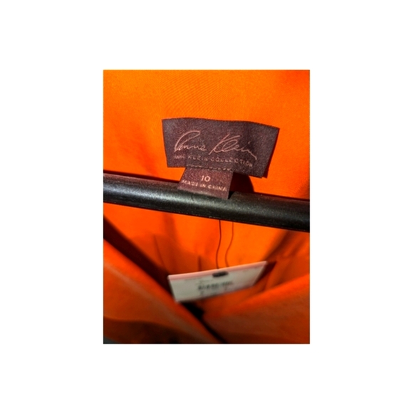 NWT Anne Klein Dress - Size 10 - Rusty Orange - Picture 6 of 8